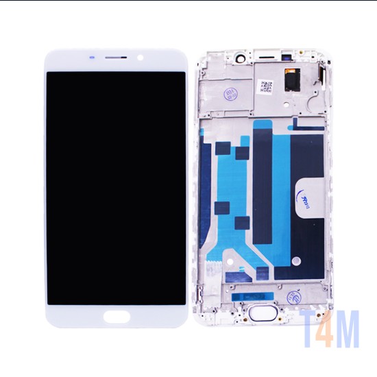 Touch+Display com Frame Oppo R9 Plus 6,0" Branco